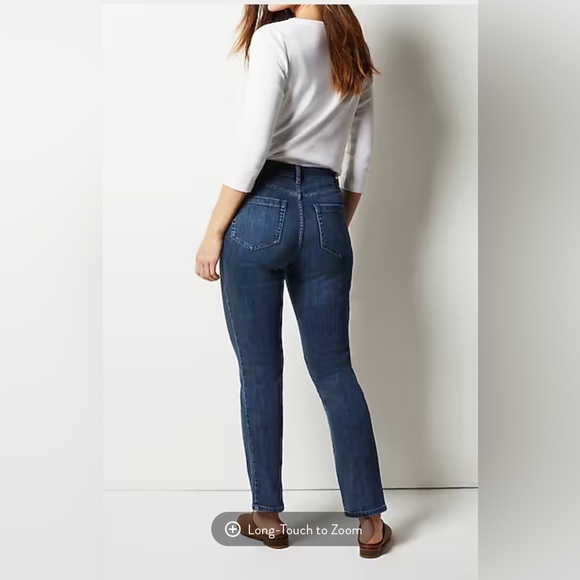 NWT J. Jill Blue Women's slim leg Neptune wash jeans size 20 - Picture 7 of 7